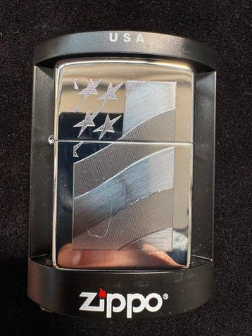 Zippo - Zonder minimumprijs - Aansteker - Staal (roestvrij), Nieuw