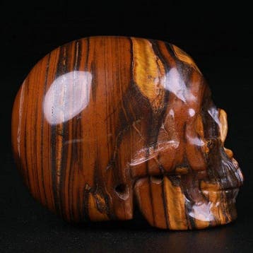 115g Tiger Iron Eye Skull – Vyaghracharma, het vacht van het