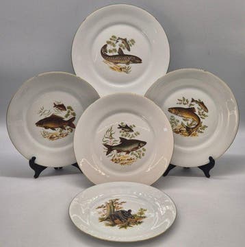 Wunsiedel Bavaria – 5-teiliges Teller-Set – Porzellan mit