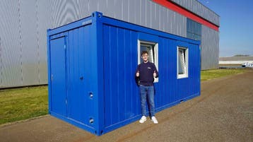 Schaftkeet met keuken op voorraad & snelle levering! BEL NU!, Zakelijke goederen, Machines en Bouw | Keten en Containers