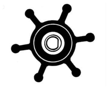 Impeller Neoprene Ancor, Ophalen of Verzenden, Nieuw, Motor en Techniek, Zeilboot of Motorboot