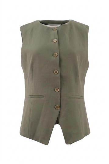 Samsoe Samsoe Gilet in maat L Groen, Samsoe Samsoe, Verzenden, Zo goed als nieuw, Groen