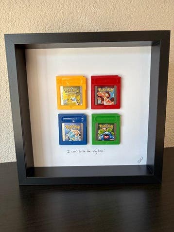 ISV Art - Framed art - Pokémon X Nintendo - I want to be the