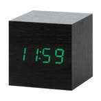 Houten Digitale LED Klok - Wekker Alarm  Snooze Helderheid, Witgoed en Apparatuur, Wekkers, Verzenden, Nieuw