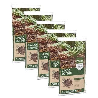 Cacaodoppen | Pokon | 200 liter (Natuurlijk), Tuin en Terras, Verzenden