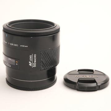 Minolta 50mm 1:2.8 Macro Cameralens, Nieuw