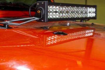 Kentrol 97-19 Jeep Wrangler JK/TJ Hood Bumper Deletes Black, Ophalen of Verzenden, Nieuw