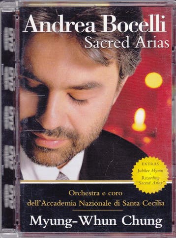 Andrea Bocelli - Sacred Arias (DVD-V, PAL) 44007510322, Verzenden, Nieuw in verpakking