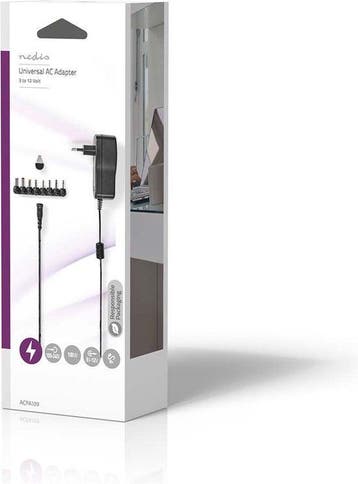 Nedis Universele AC-Stroomadapter - 18 W - 3 / 4.5 / 5 / 6 /, Verzenden, Zo goed als nieuw