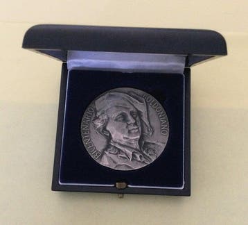 Italië. Medal Carlo Goldoni - 52 gr Ag .986 (Zonder