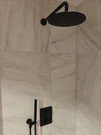 Inbouw Regendoucheser mat zwart - 14 PKW, Ophalen, Nieuw, Kraan