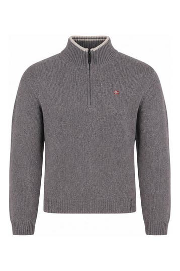 Napapijri Trui in maat 3XL Grijs, Kleding | Heren, Verzenden, Zo goed als nieuw, Overige kleuren, Napapijri