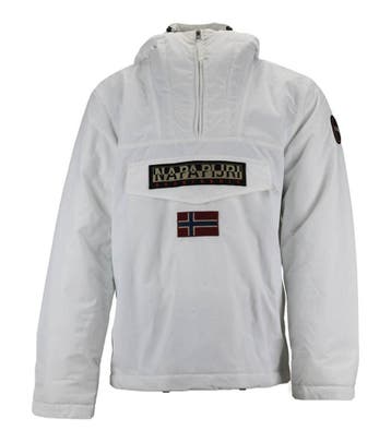 Napapijri Jas in maat M Wit, Verzenden, Zo goed als nieuw, Wit, Napapijri