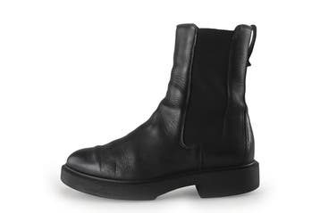 Manfield Chelsea boots in maat 38 Zwart, Verzenden, Zwart, Overige typen, Zo goed als nieuw