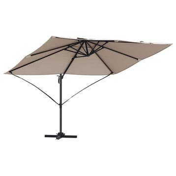 Zweefparasol 351x250cm | Aluminium | Laatste Stuk!, Tuin en Terras, Verstelbaar, Ophalen of Verzenden, 3 tot 4 meter, Zweefparasol