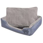vidaXL Hondenbed met gewatteerd kussen maat XL grijs, Dieren en Toebehoren, Honden-accessoires, Verzenden, Nieuw