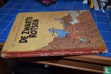 Kuifje - De zwarte rotsen - 1950, Eén stripboek, Verzenden, Gelezen, Remi, Georges.