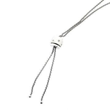 Piaget witgouden Possesion collier met vaste hanger en di..., Sieraden, Tassen en Uiterlijk, Gebruikt, Ophalen of Verzenden, Met edelsteen