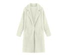 Veiling - Teddy jas voor dames wit - maat M, Nieuw