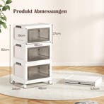 LIVSK Opbergdozen Set van 3 - Opvouwbaar en Stapelbaar - 75, Verzenden, Nieuw