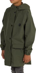 AGU GO Parka Kids Regenjas Essential - Groen - 128 - Meisjes, Verzenden, Nieuw