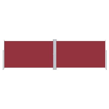 Windscherm uittrekbaar 600cm Rood | Retourdeal 52% Korting, Tuin en Terras, Ophalen of Verzenden, Zo goed als nieuw