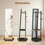 LIVSK Kapstok Zelfdragend - Drie Haken - Opbergplank - Staan, Huis en Inrichting, Verzenden, Nieuw