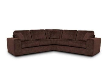Hoekbankstel Berlicum - hoekbanken - Bruin, Nieuw, 150 cm of meer, Stof, 250 tot 300 cm