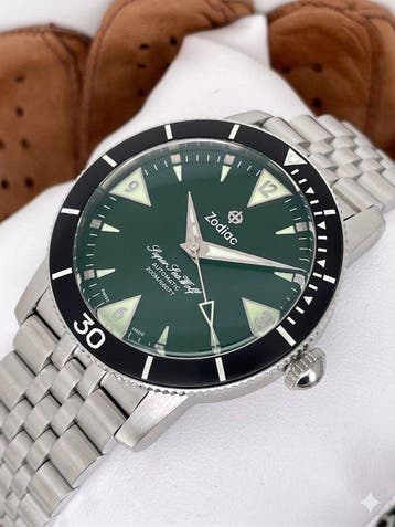 Zodiac - Super Sea Wolf Skin Diver Automatic - ZO9218 -, Nieuw