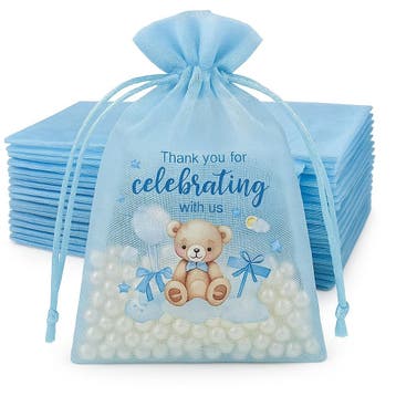 Fako Bijoux - Organza Zakjes Met Print - Thank You For, Verzenden, Nieuw