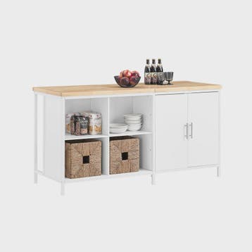 SoBuy Keuken Eiland met Opbergruimte, Buffetkast en Bartafel, Verzenden, Nieuw