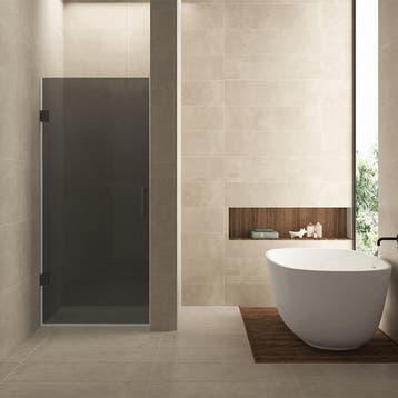 Wiesbaden Less Nisdeur - 80x200cm - 8mm Veiligheidsglas -, Doe-het-zelf en Verbouw, Sanitair, Ophalen of Verzenden, Nieuw, Glas