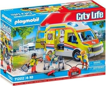 Playmobil Ambulance met licht en geluid - 71202 (Nieuw), Verzenden, Nieuw
