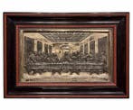 Reliëf, L’ultima cena di Leonard Da Vinci - 64 cm -