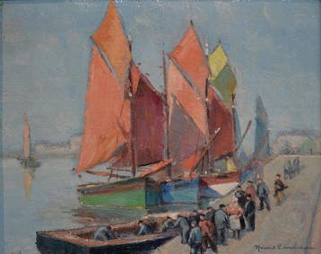 Robert Laroche (1896-1974) - Le porte de Concarneau