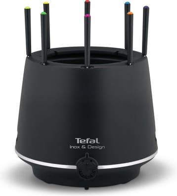 Tefal Inox & Design EF2658 - Elektrische Fonduepan - 8, Ophalen of Verzenden, Zo goed als nieuw