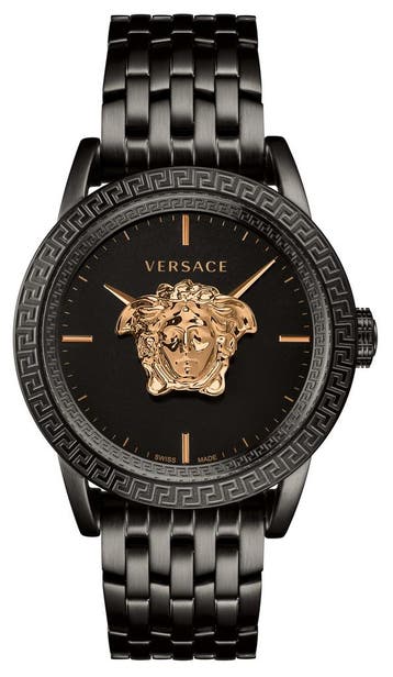 Versace VERD00518 Palazzo heren horloge 43 mm, Overige merken, Staal, Verzenden, Polshorloge