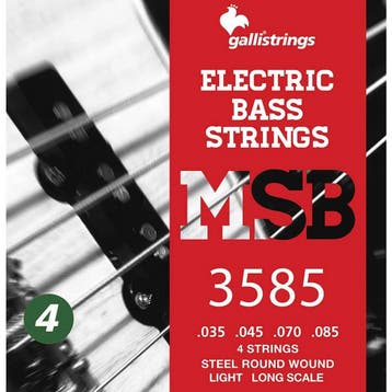 Galli MSB-3585 Bassnaren Set Staal Roundwound Light, Muziek en Instrumenten, Ophalen of Verzenden, Nieuw
