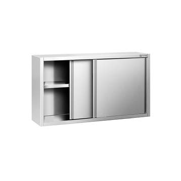 GGM Gastro | RVS wandkast PREMIUM - 1400x400x800mm - met |, Verzenden, Nieuw in verpakking, RVS Meubilair