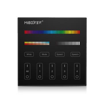 MI-LIGHT AFSTANDSBEDIENING | 4 GROEPEN | RGB+CCT, Nieuw