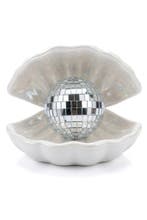 Schelp Discobal Parel Sieradenbakje Sieradendoosje Vintage D, Ophalen of Verzenden, Nieuw, Feestartikel, Carnaval