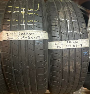 2x215-65-17 Falken Winter 4m €30 per band 215 65 17, Ophalen, 17 inch, Winterbanden, Band(en)