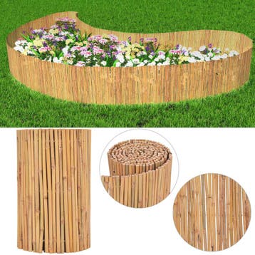 vidaXL Scherm 500x50 cm bamboe, Verzenden, Nieuw, Hout, Minder dan 1 meter