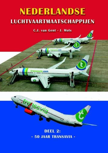 50 Jaar Transavia | Cor Gent; J. Mols | Nieuw, Ophalen of Verzenden, Nieuw, Cor Gent; J. Mols