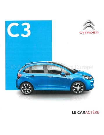 2016 CITROEN C3 BROCHURE DUITS, Boeken, Nieuw, Author