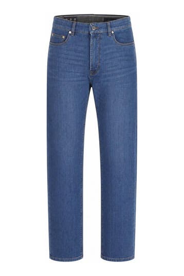 Pierre Cardin Broek in maat W34 L34 Blauw, Verzenden, Gedragen, Blauw, Pierre Cardin