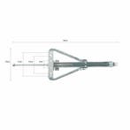 Trigano Uitdraaisteun Verlengd oa. Caravelair, Ophalen of Verzenden, Nieuw