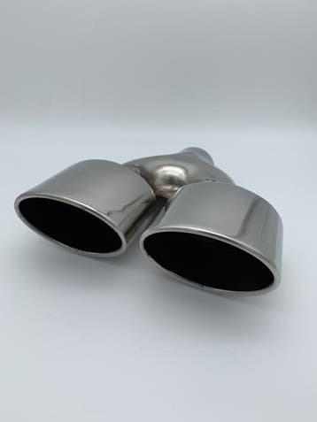 Uitlaat Sierstuk RVS Dubbel ovaal – 2 x 105X75mm, Ophalen of Verzenden, Nieuw