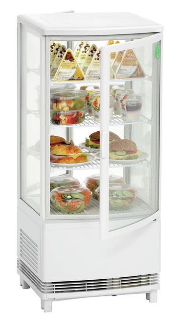Bartscher Mini-koelvitrine 86L | LED | Dubbelzijdige toegang, Ophalen of Verzenden, Nieuw