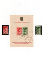 Frankrijk 1937 - Victoire de Samothrace 30c en 50c mint, met, Gestempeld